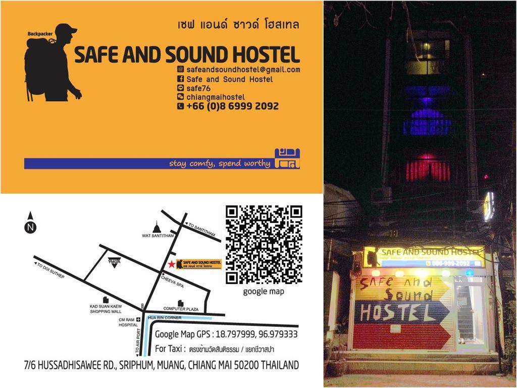Safe And Sound Hostel Csiangmaj Kültér fotó
